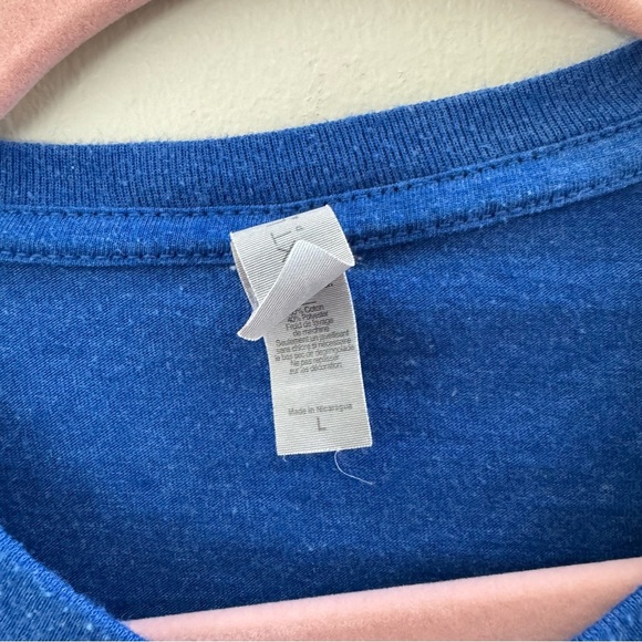 Reagan Bush ‘84 Presidential Race Blue Graphic Men's T-Shirt large - Picture 3 of 4